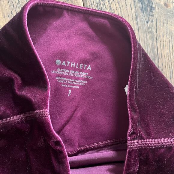 Athleta Velour Leggings - Picture 5 of 6
